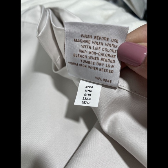 NIB‎ [ Queen ] 600TC Cotton Flat Sheet for Hudson Park in Silver - Picture 9 of 11